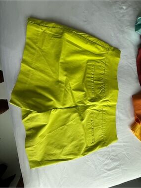 New York & Company Neon Yellow Women's Shorts